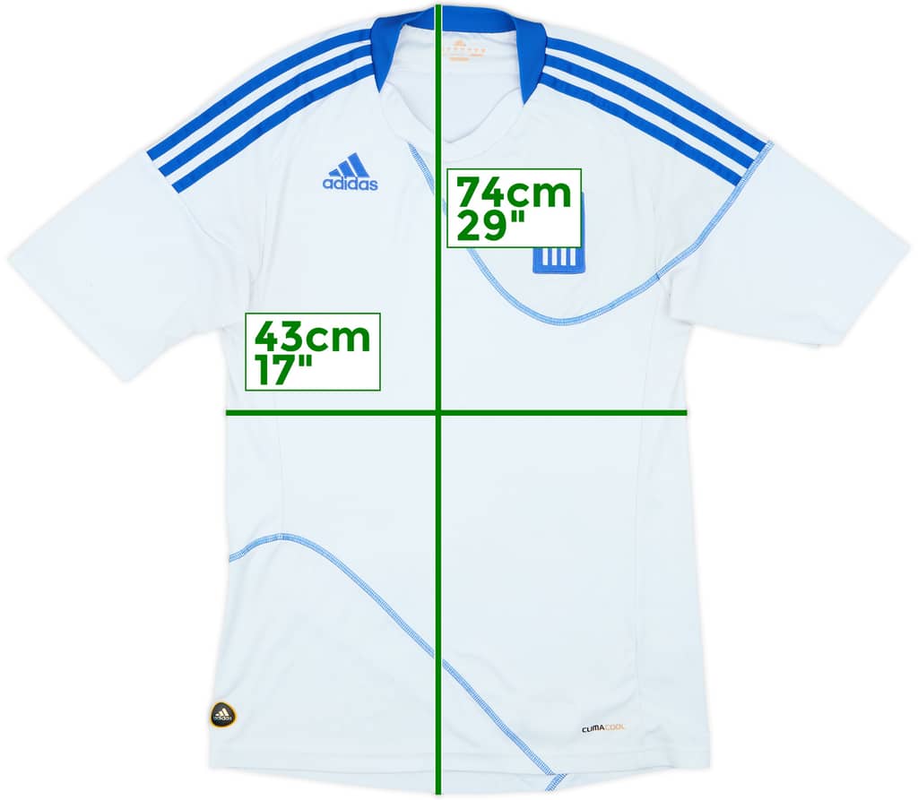 2010-11 Greece Home Shirt - 6/10 - (S)