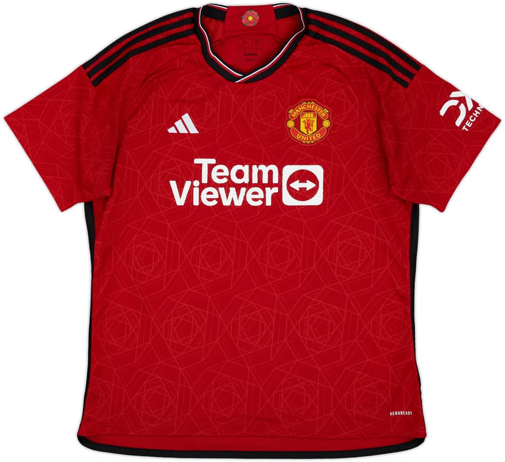 2023-24 Manchester United Home Shirt - 5/10 - (XL)