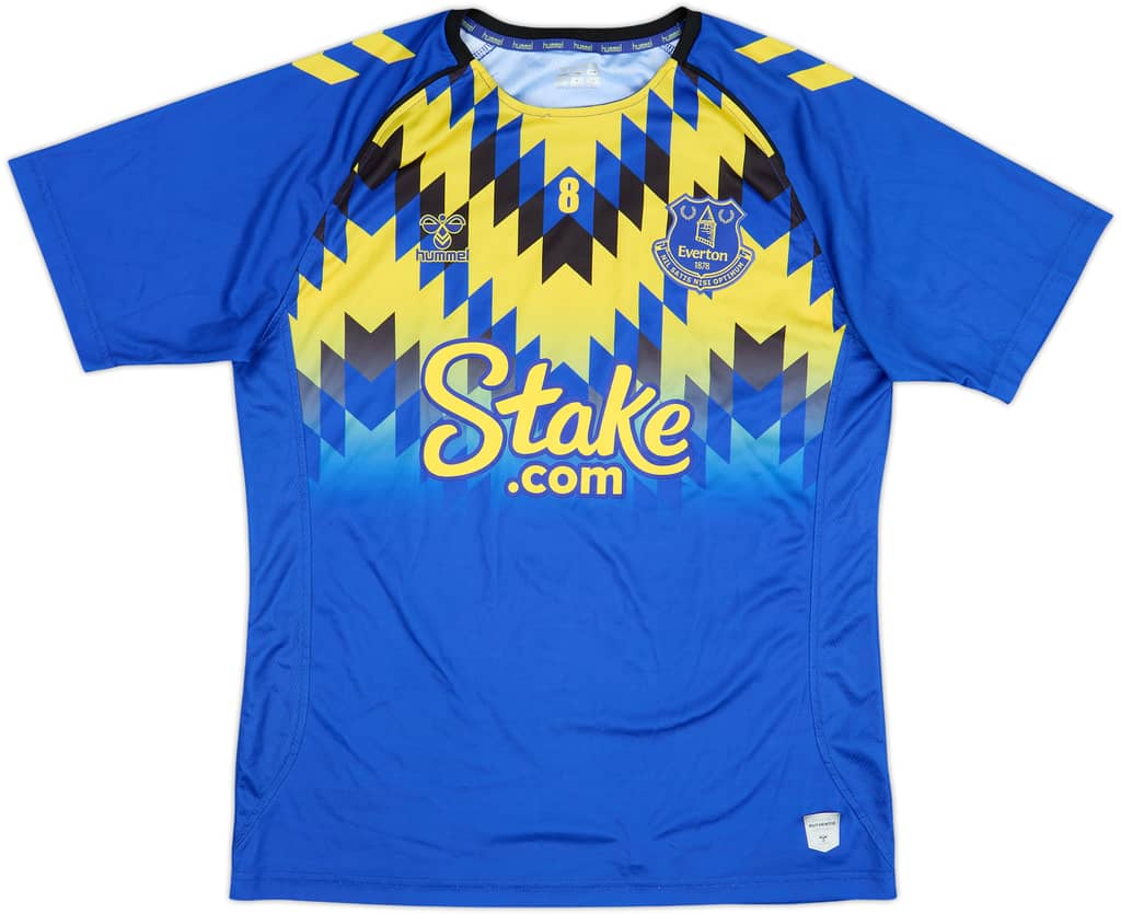 2022-23 Everton Player Issue Hummel Training Shirt #8 - 9/10 - (L)