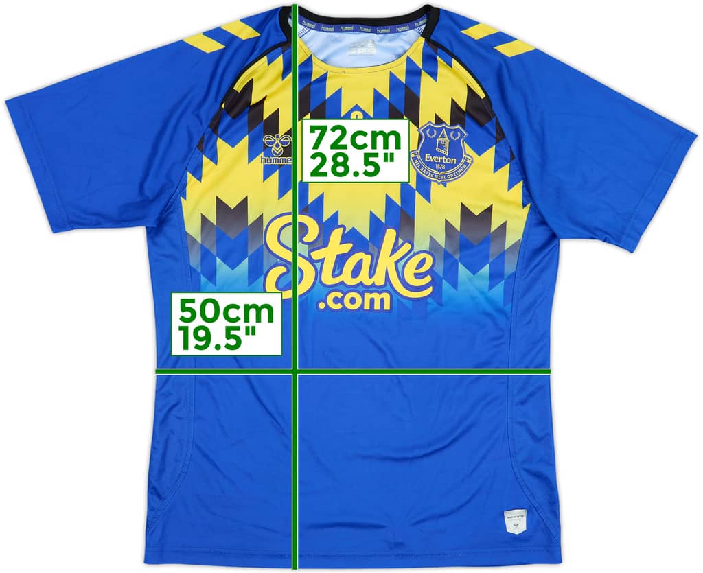 2022-23 Everton Player Issue Hummel Training Shirt #8 - 9/10 - (L)