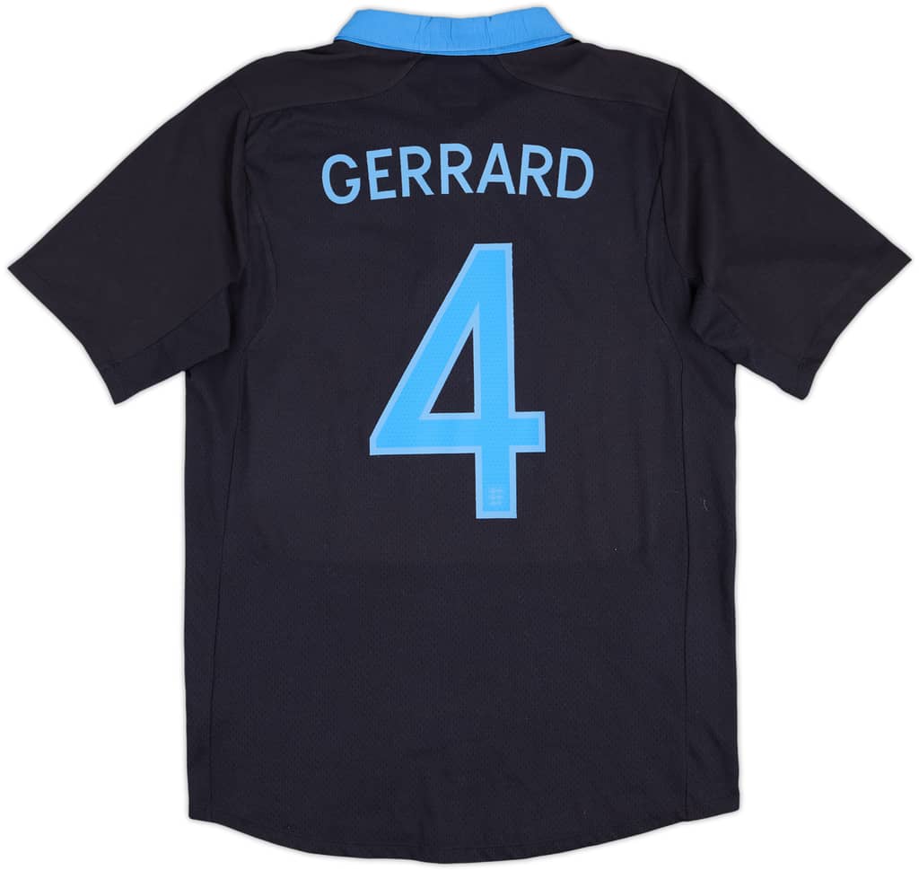 2011-12 England Away Shirt Gerrard #4
