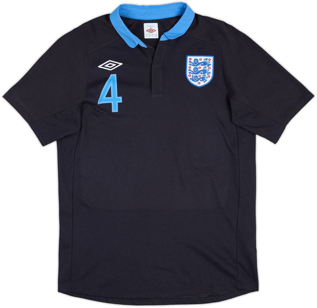 2011-12 England Away Shirt Gerrard #4