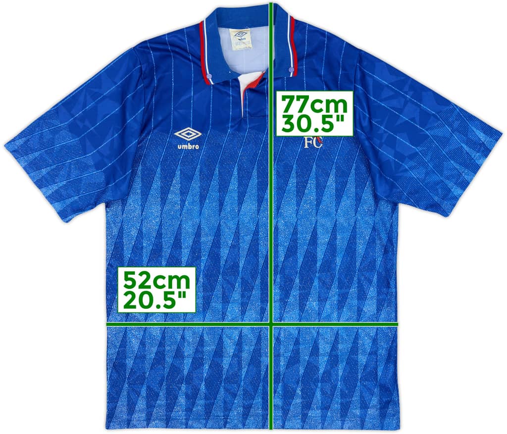 1989-91 Chelsea Camiseta Local - 9/10 - (M)