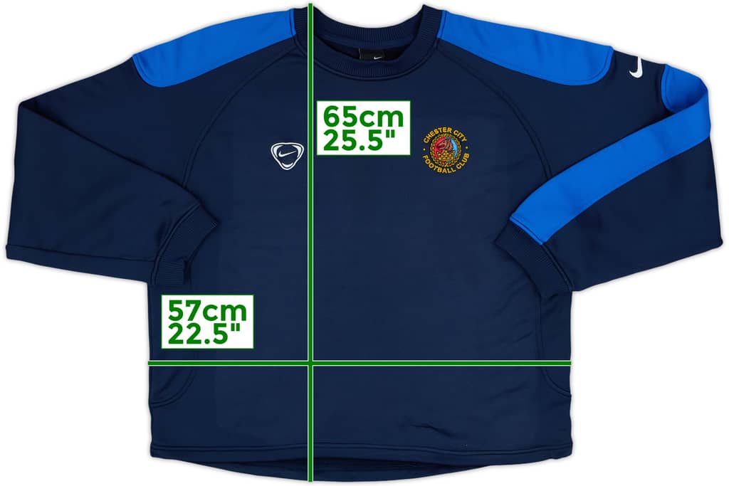 2005-06 Chester Nike Sweat Top - 8/10 - (L)