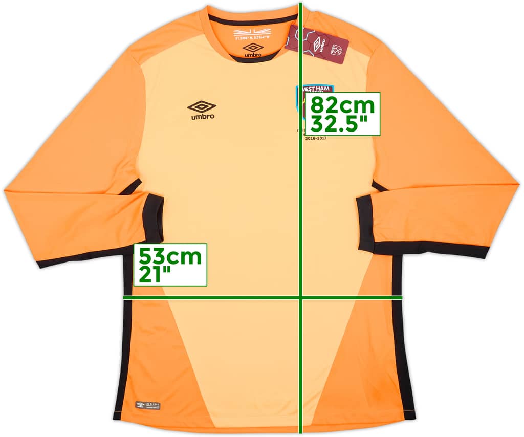 2016-17 West Ham GK Shirt (XL)
