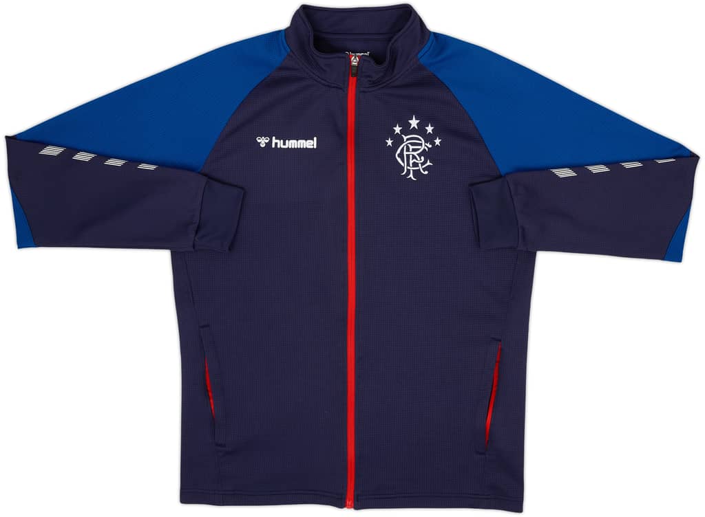 2018-19 Rangers Hummel Track Jacket - 9/10 - (L)