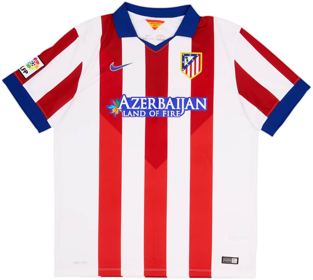 2014-15 Atletico Madrid Home Shirt - 8/10 - (XL)