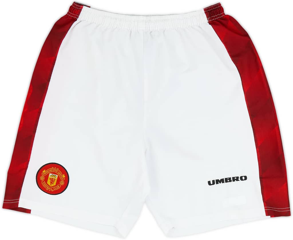 1996-98 Manchester United Home Shorts - 8/10 - (M)