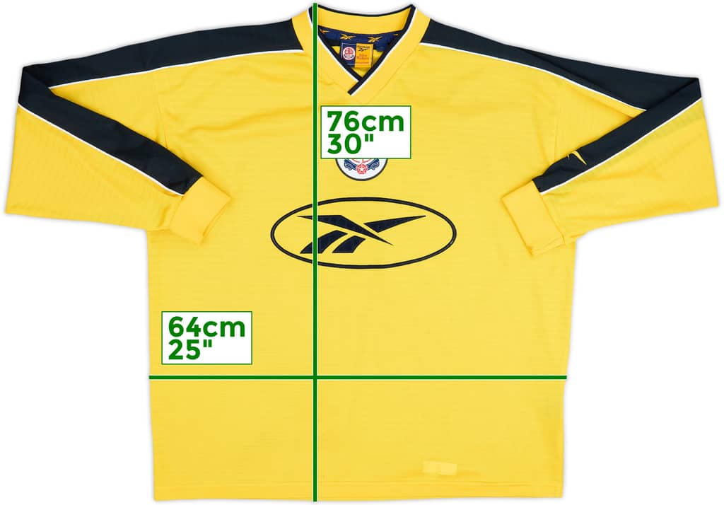 1998-00 Bolton Away L/S Shirt - 7/10 - (XL)