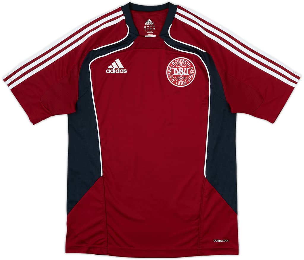 2010-11 Denmark adidas Training Shirt - 9/10 - (S)