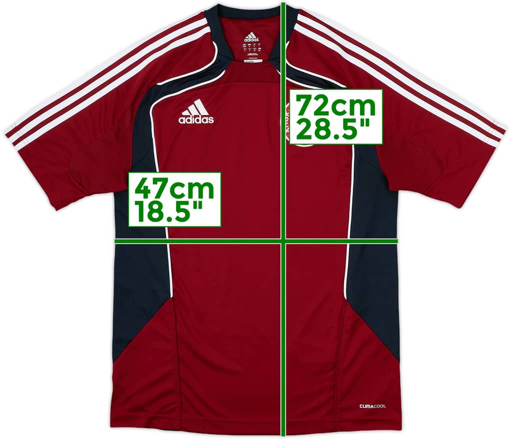 2010-11 Denmark adidas Training Shirt - 9/10 - (S)