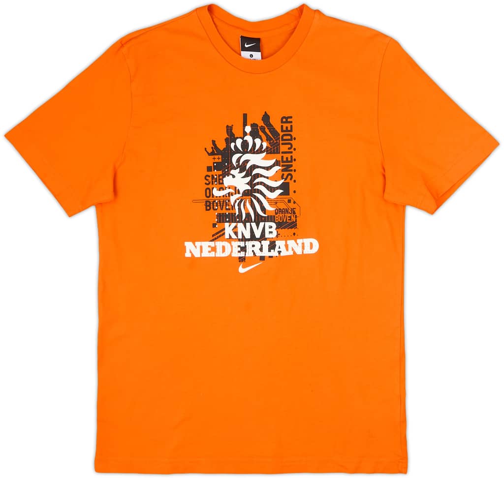 2010-11 Netherlands Nike Cotton Tee Sneijder #10 - 8/10 - (L)