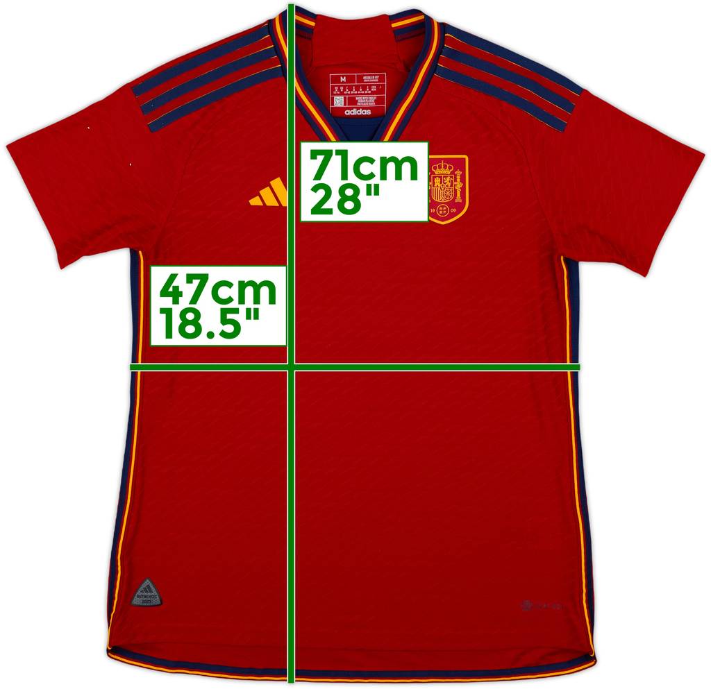 2022-23 Spain Authentic Home Shirt - 9/10 - (Women's M)