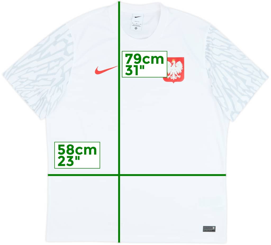 2022-23 Poland Basic Home Shirt - 8/10 - (XL)