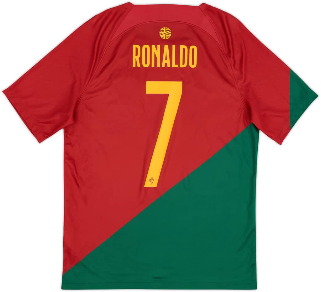 2022-23 Portugal Home Shirt Ronaldo #7 - 9/10 - (M)