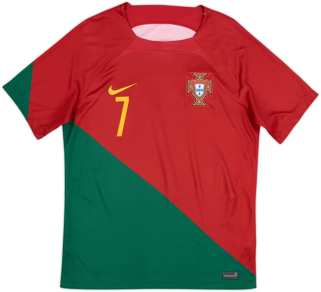 2022-23 Portugal Home Shirt Ronaldo #7 - 9/10 - (M)