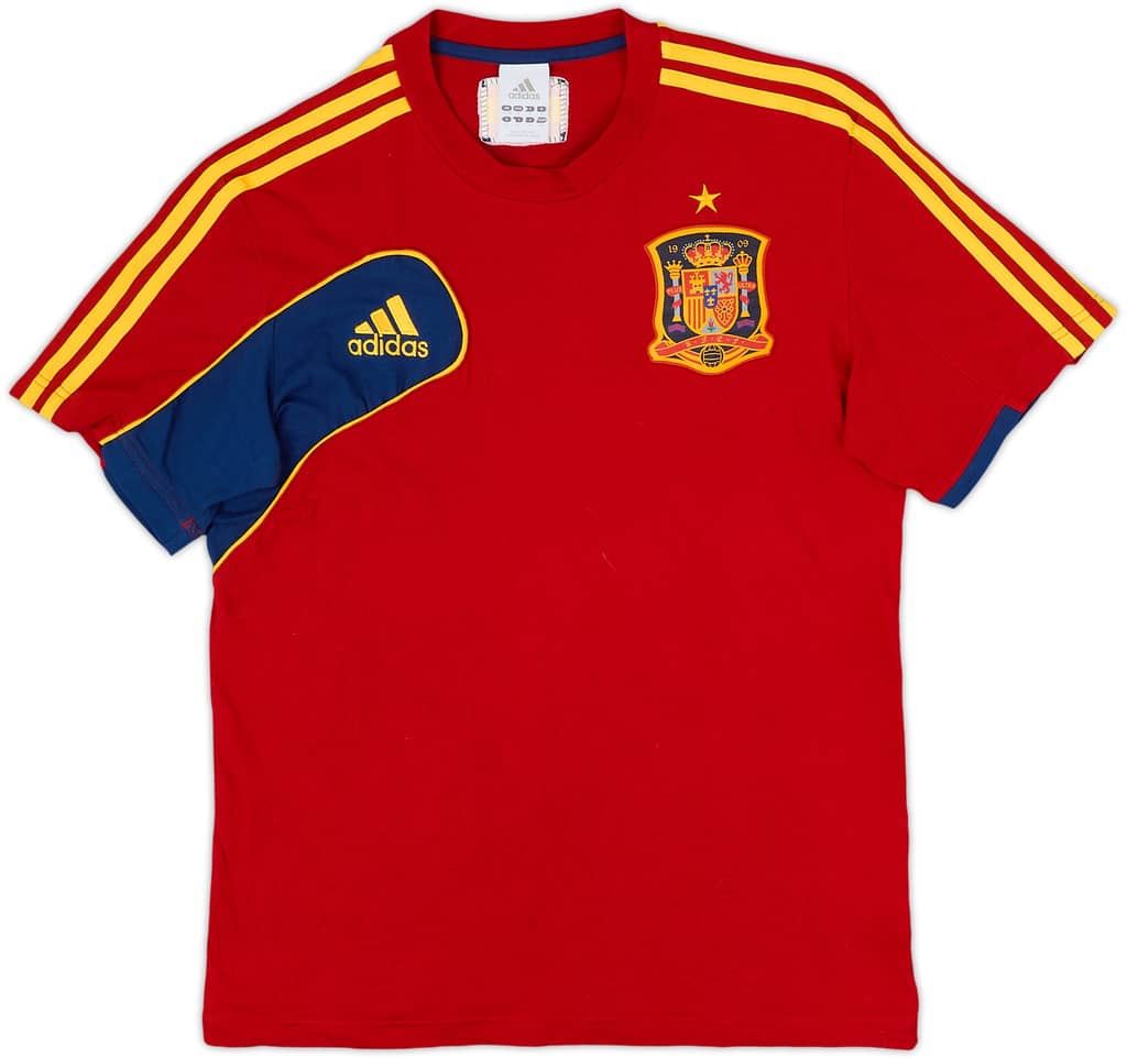 2012-13 Spain adidas Cotton Tee - 9/10 - (S)