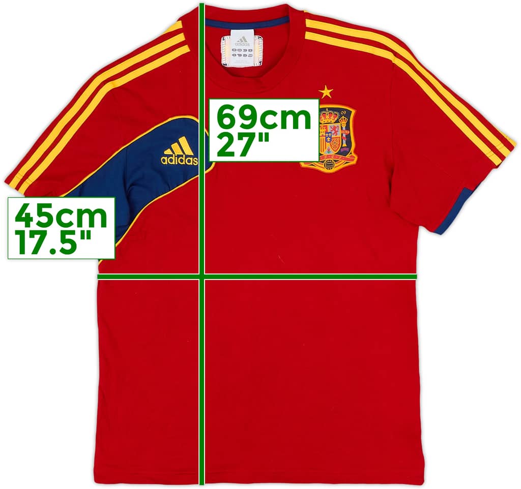 2012-13 Spain adidas Cotton Tee - 9/10 - (S)