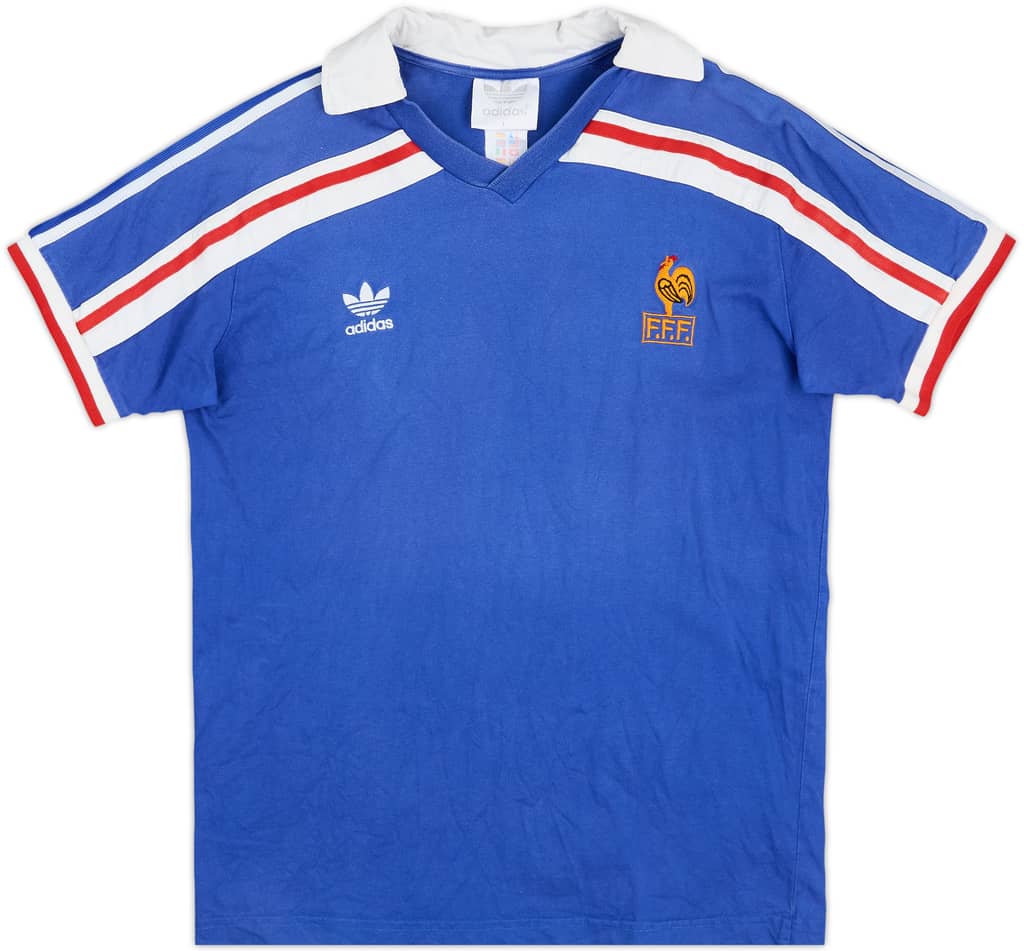 1996 France 1985-90 Retro Home Shirt - 9/10 - (L)