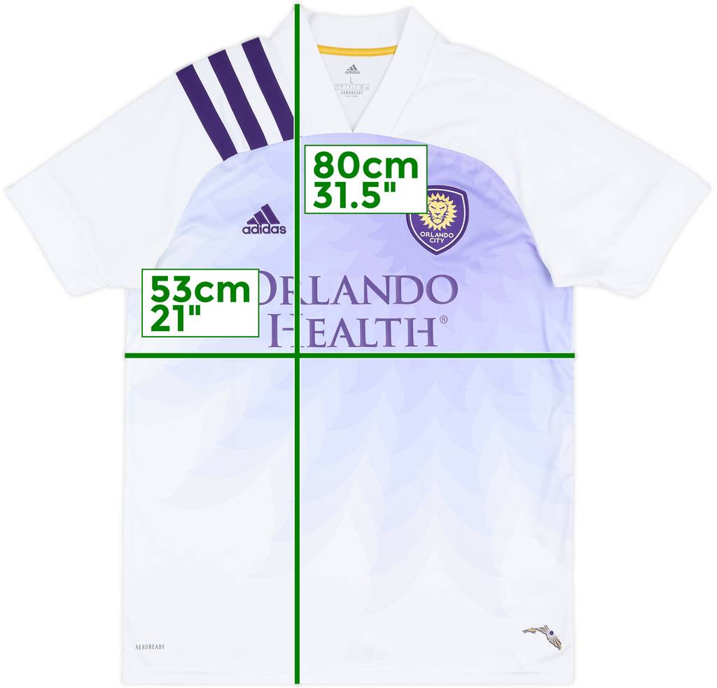 2020-22 Orlando City Away Shirt - 10/10 - (L)