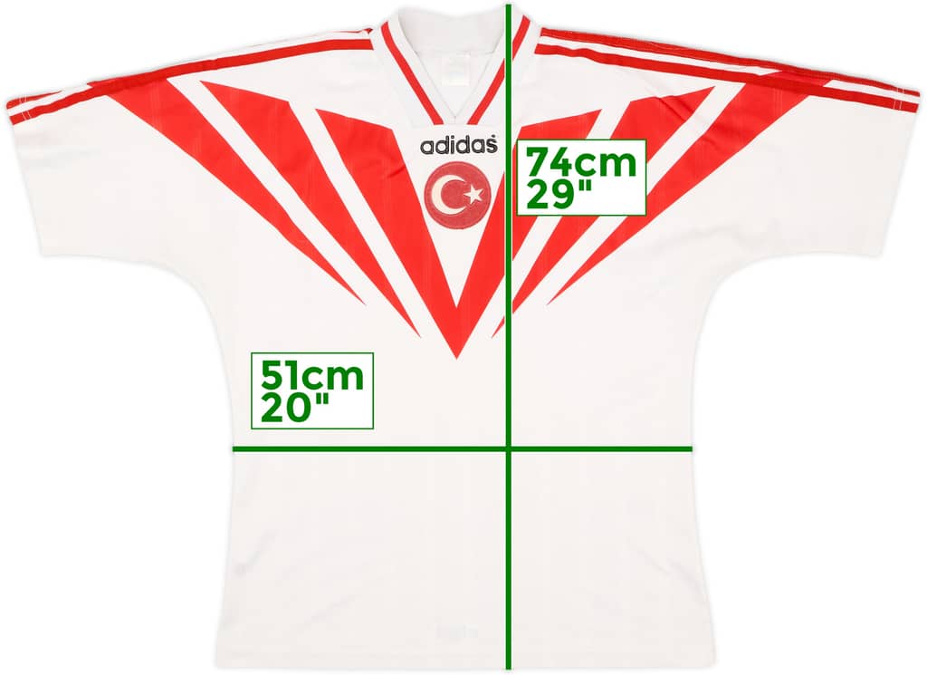 1994-96 adidas Template Shirt (Turkey) - 8/10 - (L)