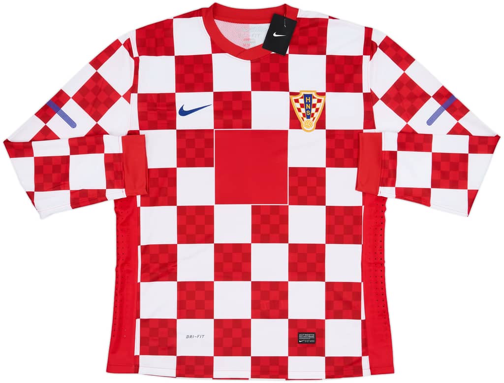 2010-12 Croatia Home L/S Shirt (XXL)