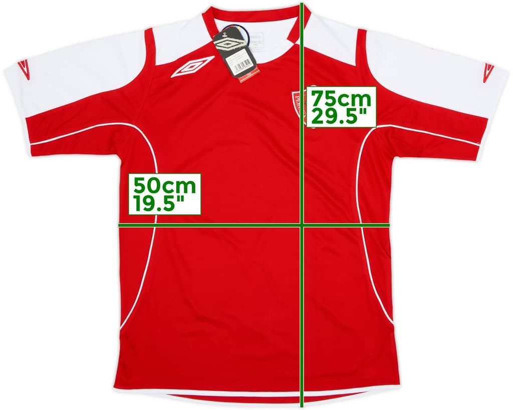 Camiseta de local del Perugia 2008-09 (L)