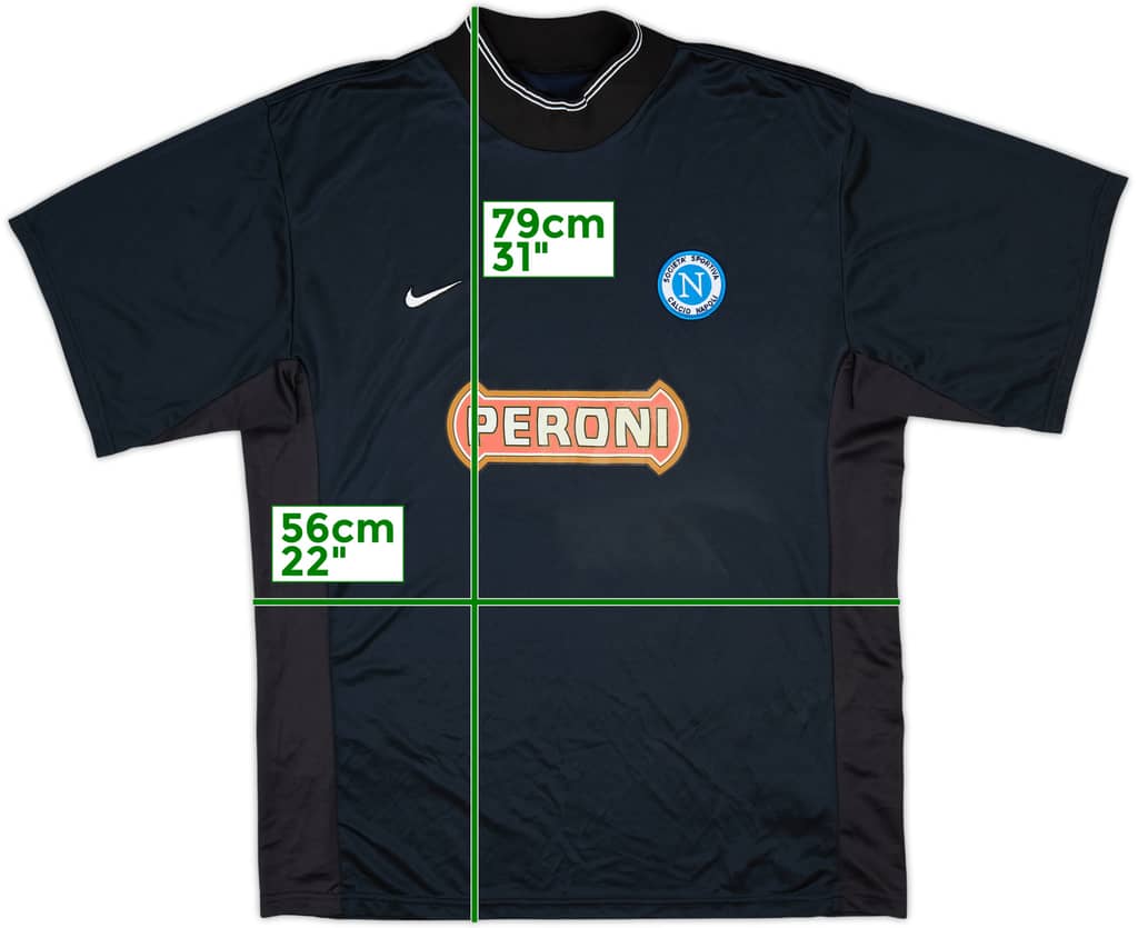 1999-00 Napoli GK S/S Shirt - 8/10 - (L)