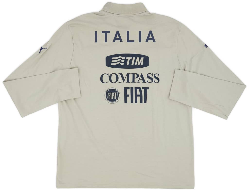 2012-13 Italy Player Issue Polo L/S Shirt - 9/10 - (XL)