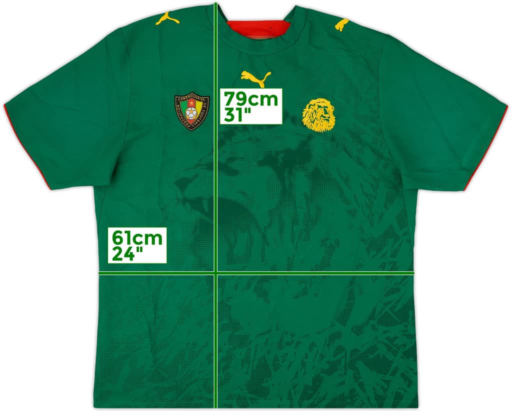 2006-08 Cameroon Home Shirt - 8/10 - (XL)