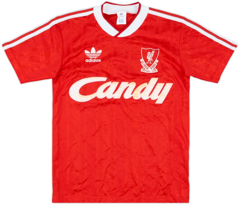 1988-89 Liverpool Home Shirt - 7/10 - (S)