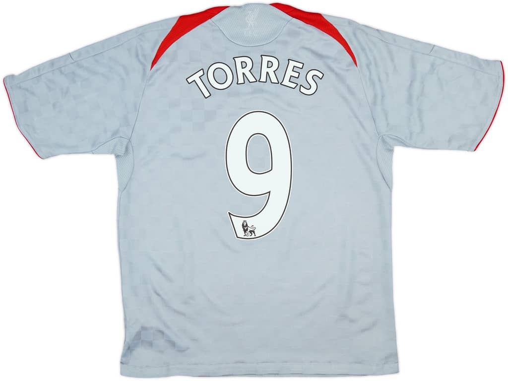 2008-09 Liverpool Away Shirt Torres #9 - 8/10 - (XL.Boys)