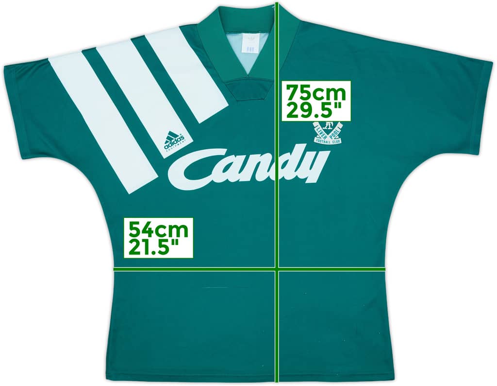 1991-92 Liverpool Away Shirt - 8/10 - (M/L)