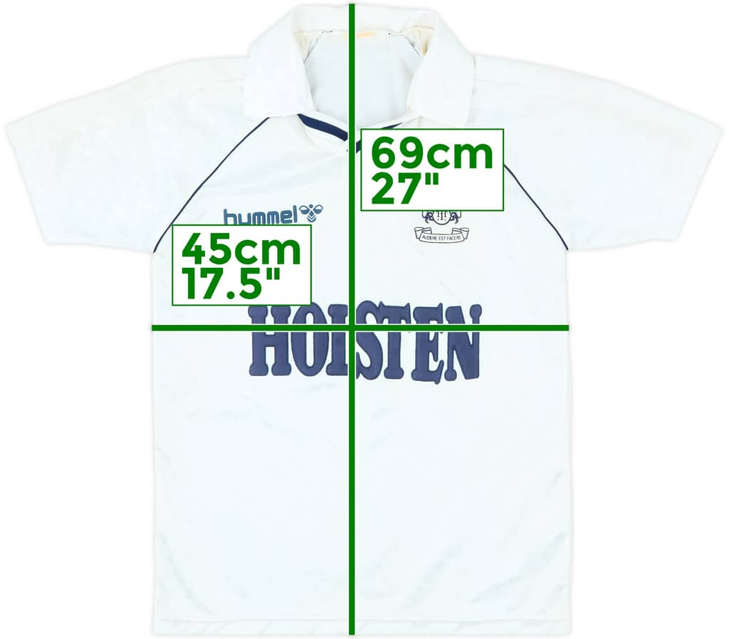 1987-89 Tottenham Home Shirt - 9/10 - (S)
