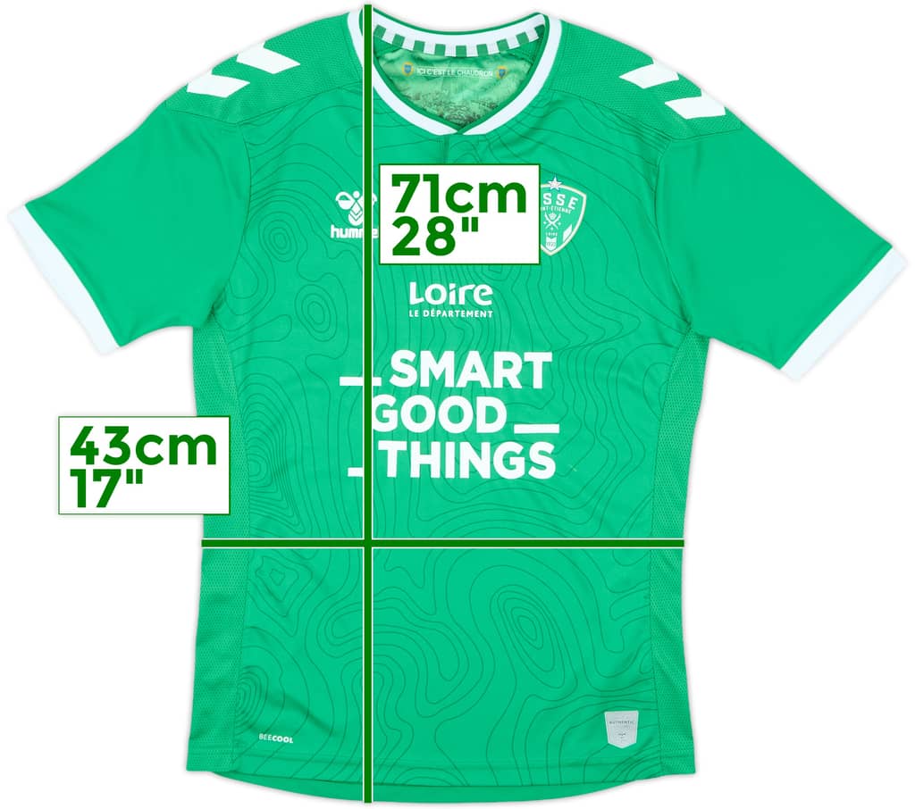 2022-23 Saint Etienne Home Shirt - 8/10 - (S)