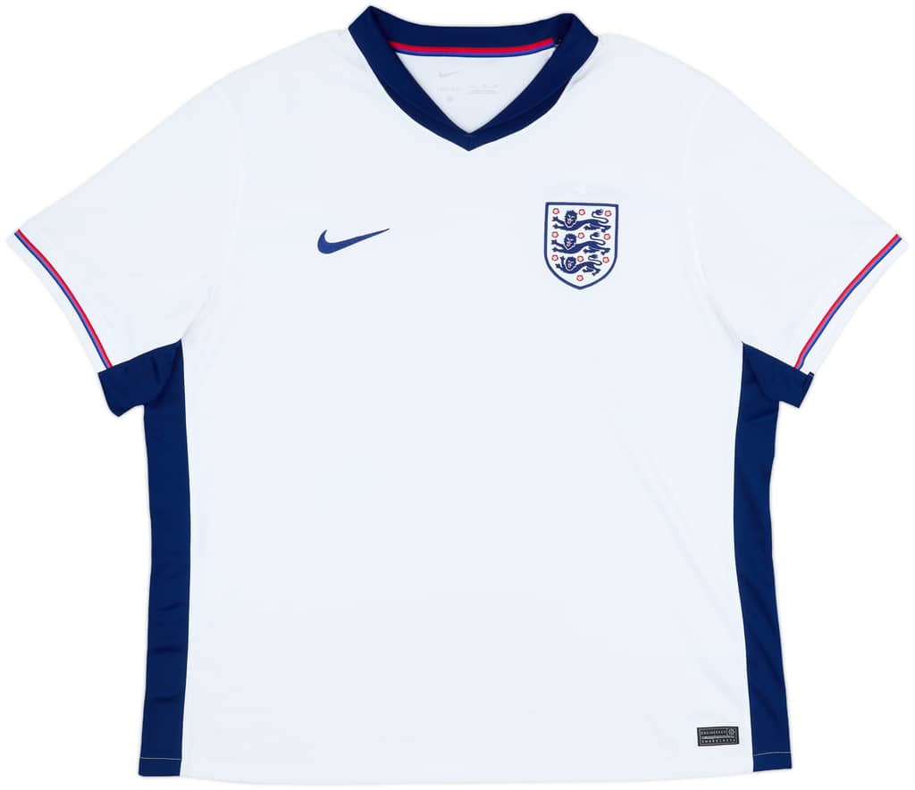 2024-25 England Home Shirt - 8/10 - (XXL)