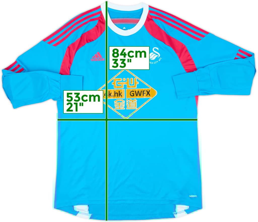 2014-15 Swansea GK Shirt - 8/10 - (XL)