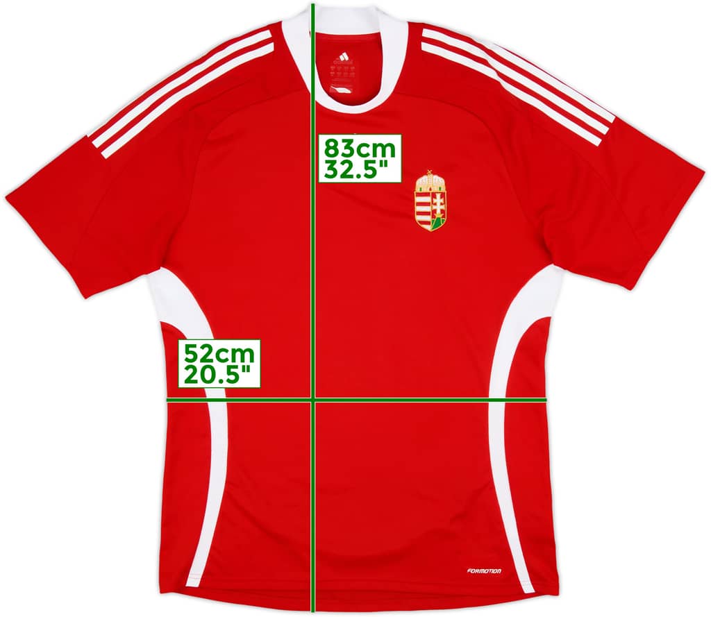 2008-09 Hungary Home Shirt - 8/10 - (XL)