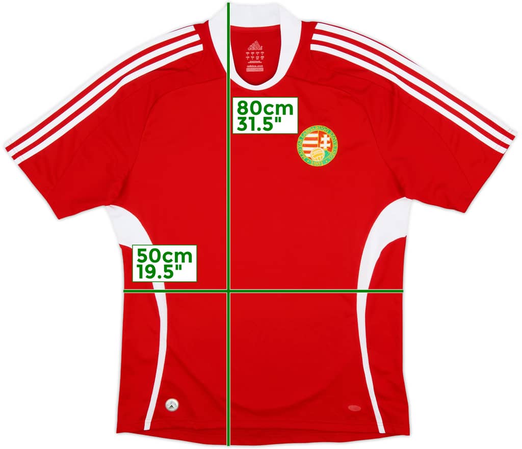 2008-09 Hungary Home Shirt - 8/10 - (L)