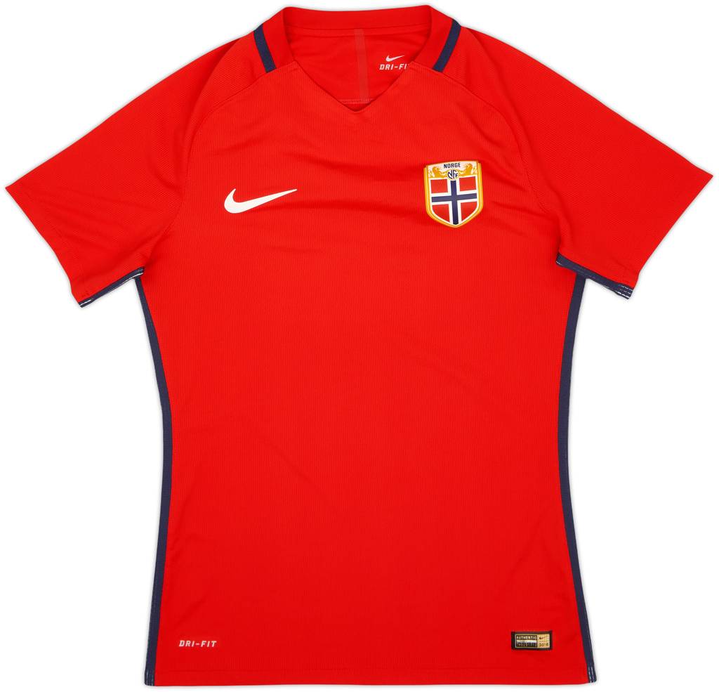 2016-18 Norway Player Issue Home Shirt - 7/10 - (M)