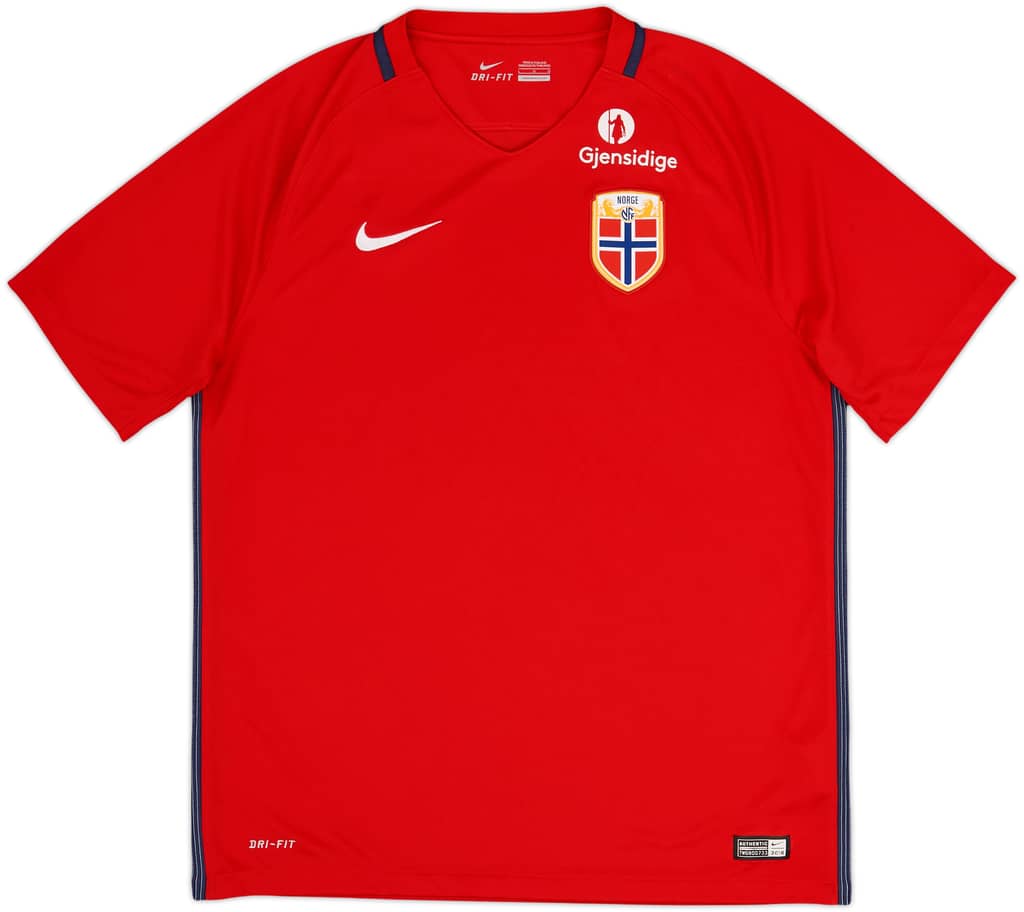 2016-18 Norway Home Shirt - 8/10 - (L)