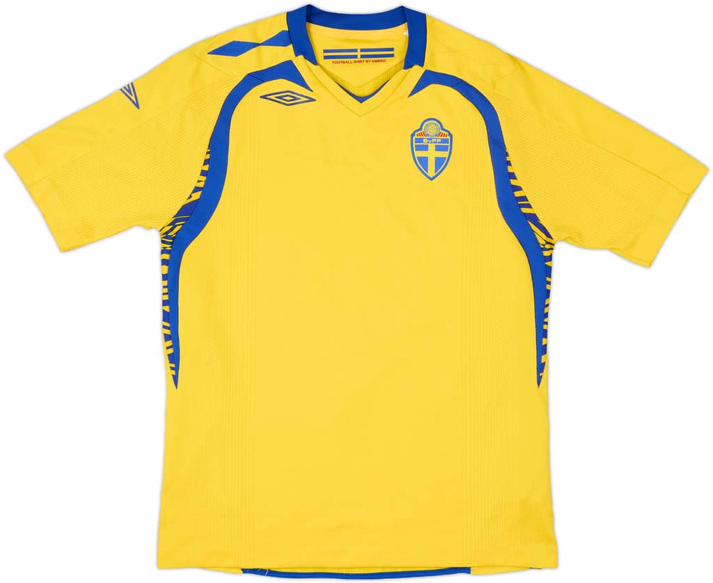 2008-09 Sweden Home Shirt - 7/10 - (L.Boys)