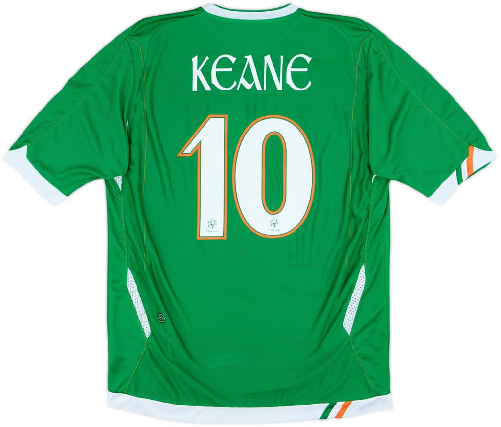 2006-08 Ireland Home Shirt Keane #10 - 8/10 - (S)