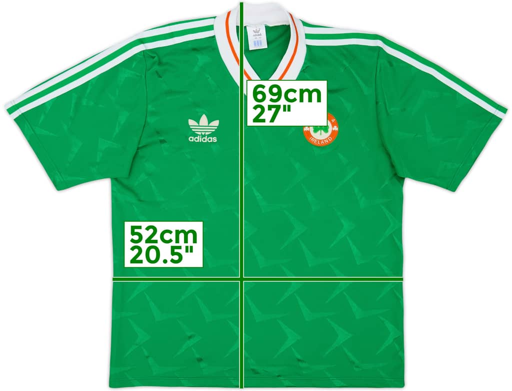1990-92 Ireland Home Shirt - 9/10 - (M)