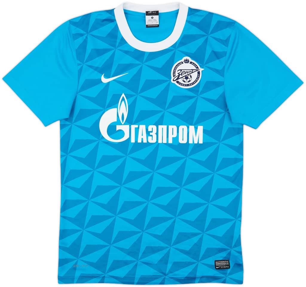 2011-12 Zenit St. Petersburg Basic Home Shirt - 9/10 - (S)