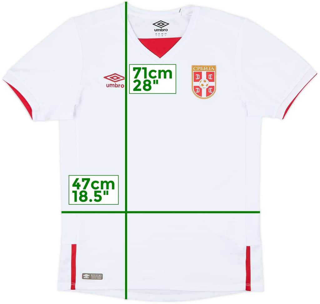 2016-18 Serbia Away Shirt - 7/10 - (S)