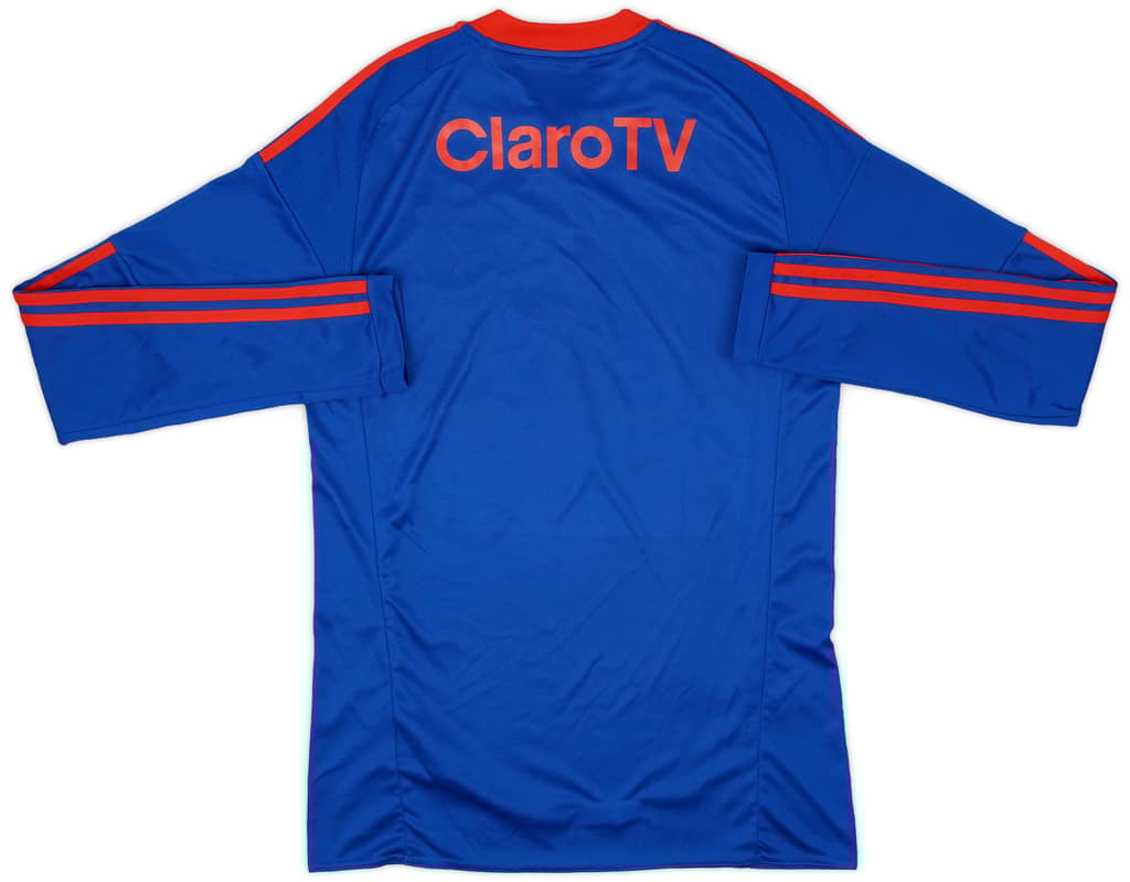 2016 Universidad de Chile Home L/S Shirt - 8/10 - (S)