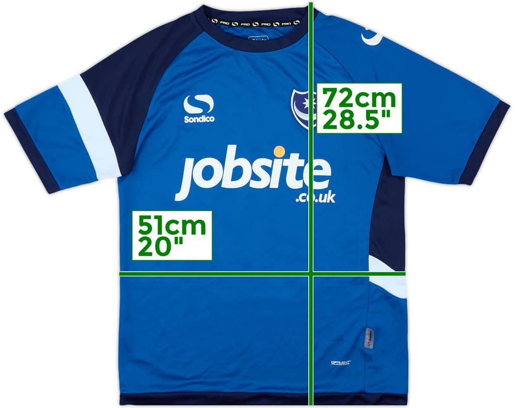 2017-18 Portsmouth Sondico Training Shirt - 8/10 - (M)