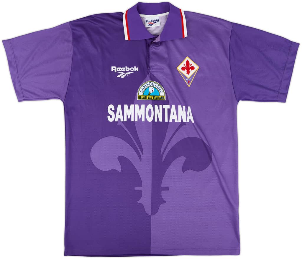 1995-96 Fiorentina Home Shirt - 8/10 - (L)