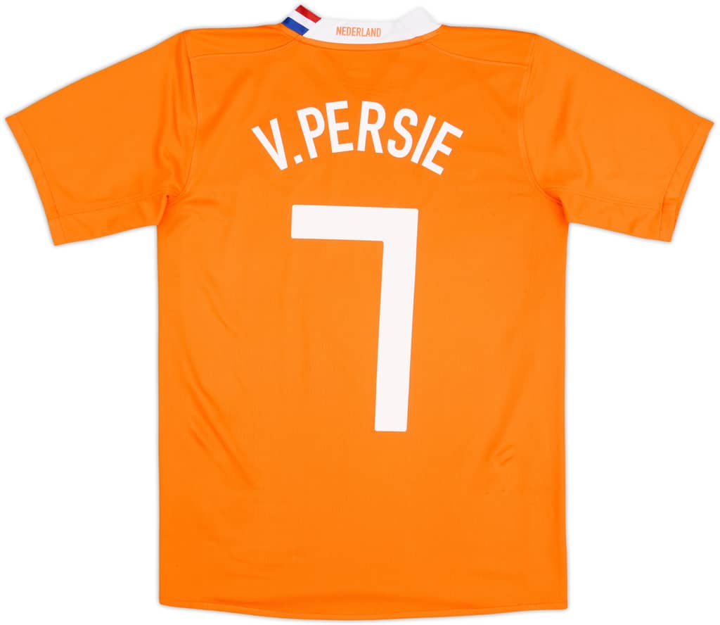 2008-10 Netherlands Home Shirt V.Persie #7 - 6/10 - (XL.Boys)